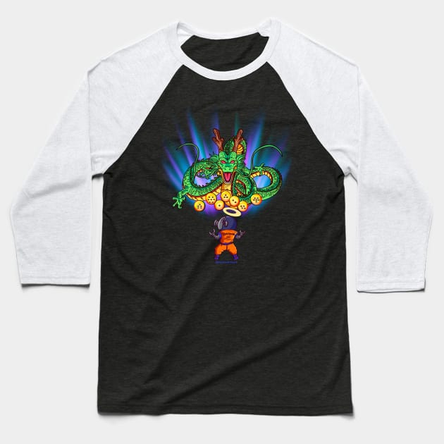 Toriyama’s Wish? Baseball T-Shirt by MorenoArtwork